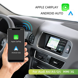 อะแดปเตอร์อินเทอร์เฟซ CarPlay แบบไร้สายสำหรับรถ Audi สเตอริโอในรถทุกคัน Q5 A4 A5 2008-2018ใช้ได้กับ MMI 3G และ Android อัตโนมัติ - Product Image 4