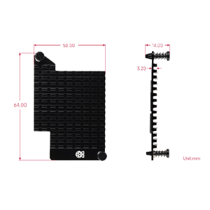 Placa de Expansión Oficial Raspberry Pi 5 AI HAT+ 2 40 TOPS Hailo-10H NPU con 8GB de RAM - Product Image 3