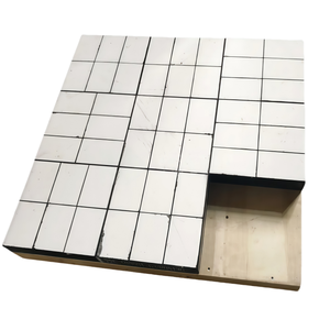 مخصص مرن مقاوم للصدمات مقاوم للاهتراء سيراميك + بطانات مطاطية صوامع صفائح مضلعة سطح ناعم عملية الفلكنة الساخنة - Product Image 6