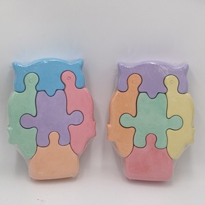 Ensemble de craies en forme de papillon et de hibou, arts et artisanat, <span class=keywords><strong>craie</strong></span> pour trottoir pour enfants, <span class=keywords><strong>craie</strong></span> de puzzle pour trottoir lavable, art de dessin en plein air - Product Image 4