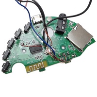 Casque sans fil stéréo HIFI HD, carte de circuit imprimé BT, carte de circuit imprimé pour casque, prise en charge de la carte mémoire, smartphone, tablette PC