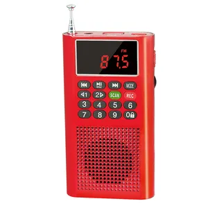 LCJ L-358 Pemutar Mp3, Kotak Musik Mini Multifungsi dengan Speaker Bawaan