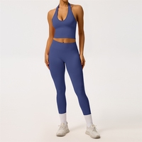 Tenue de sport transfrontalière européenne et américaine sans coutures pour le yoga et la course à pied, séchage rapide, ajustement parfait