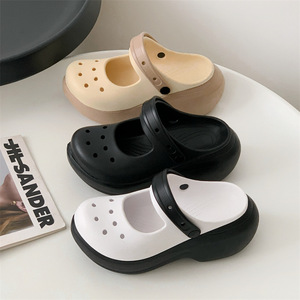 Nouvelles sandales Mary Jane en EVA pour femmes, style 2025, à faire soi-même, pour l'été, en plein air, antidérapantes, à semelle épaisse, décontractées au quotidien - Product Image 3