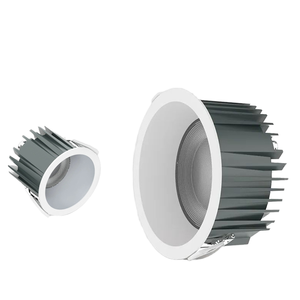 Ecolux - Downlight LED Empotrable Redondo de Aluminio, Impermeable IP65, con Certificación CE, ETL y SAA, para Baños, Cocinas y Exteriores - Product Image 1