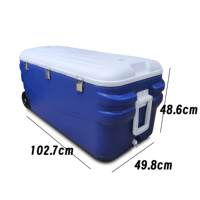 Glacière isotherme 40L/42qt/10.6Gal avec mousse PU épaisse pour une rétention de glace longue durée, idéale pour le camping, les pique-niques et la pêche en extérieur