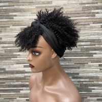 Perruque YWhair Ice Ribbon Elf, coupe Pixie, bouclée, ondulée afro, naturelle, brésilienne, densité 150%, plusieurs couleurs, fabriquée à la machine, en cheveux humains