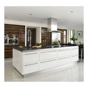 Allure Fabricación personalizada Cocina de alta calidad Mesa de isla modular Gabinetes De Cocina De madera maciza Gabinetes De Cocina modernos - Product Image 2