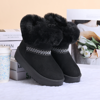 Bottes d'hiver pour femmes, nouvelle collection, très vendues, mi-mollet, fourrure courte artificielle, semelle antidérapante, chaudes et durables