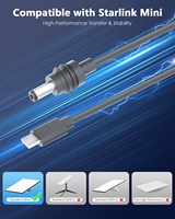 Cable de Alimentación USB-C a CC de 6.6 Pies (2 Metros), 18AWG, Carga Rápida, Mini Cable, Accesorios, 20V 5A, Compatible con PD de 100W+, Aislamiento de PVC Duradero