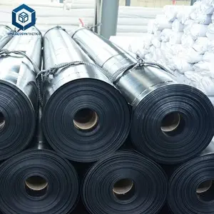 China BPM Pasokan Geosintetis HDPE Selaput Geo Halus Geommembran HDPE Liner Plastik Harga Pelapis Kolam Ikan