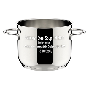 หม้อสแตนเลส (20 ซม.) DELIZIOSA โครเมี่ยมขัดเงา 010733020420 - Product Image 2