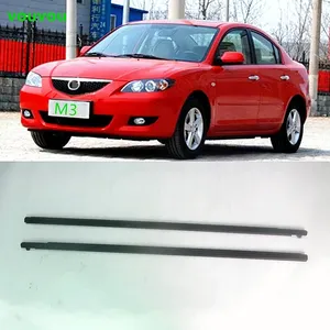 Cinta de ventana de vidrio para puerta exterior, accesorios de coche para <span class=keywords><strong>Mazda</strong></span> <span class=keywords><strong>3</strong></span> 2004-2008 <span class=keywords><strong>BK</strong></span> <span class=keywords><strong>Sedan</strong></span>, 4 puertas, no para 5 puertas - Product Image 1
