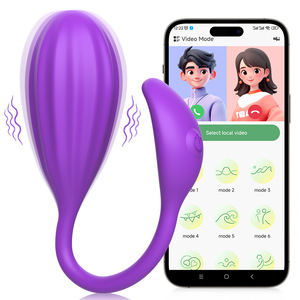 Vibratore Femminile con App, 9 Modalità di Vibrazione, Design Silenzioso per <span class=keywords><strong>Flirt</strong></span> e Masturbazione - Giocattoli Sessuali per Adulti all'Ingrosso - Product Image 1