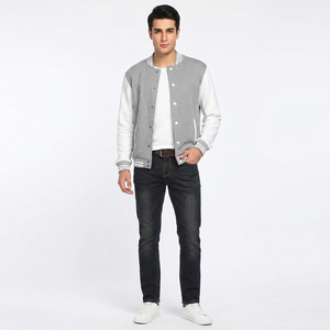 <b>Baseball</b> <b>Jacket</b> <b>for</b> <b>Men</b> Women Custom Varsity Letterman Bomber Style Stand Embroidered Logo OEM ODM Fashion - Product Image 1