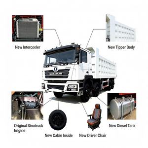 Robusto Camion Ribaltabile Shacman X3000 8x4 420CV Euro 5 Diesel Manuale per Progetti di Costruzione su Terreni Difficili - Product Image 5