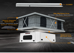 Winddichte, Geräumige, Weiche Pickup-Camper-Einheit für Jeep <span class=keywords><strong>Gladiator</strong></span> RV-Camping, Passend zu Reiseanhängern - Product Image 6