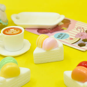 Cabochon en résine en forme de mini macaron de simulation pour maison de poupée miniature, accessoires DIY pour boucles d'oreilles et porte-clés - Product Image 5