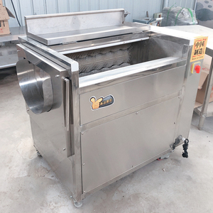 Potato Washing Peeling and Cutting Machine Full Automatic Commercial Carrot Peeling Machine Potatoes Peeling Machine - Product Image 1