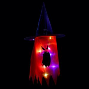 New LED Glowing Witch Wizard <b>Hat</b> Colorful Halloween Party Decor with Tassel Costume Accessories - Product Image 2