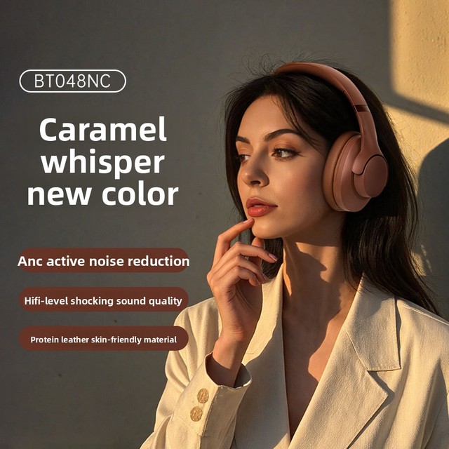 2026 New Over-Ear ANC Noise-Canceling Headphones Full-Coverage Design Ultra-Long Battery Life