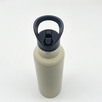 Bouteille d'eau sport isotherme en acier inoxydable 650 ml, design moderne, vierge pour sublimation, anti-fuite, avec corde, pour usage quotidien des adultes
