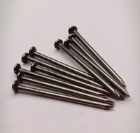 Clous en fer galvanisé à prix compétitif, clous courants pour béton, tige lisse, tête ronde plate, construction, sur mesure