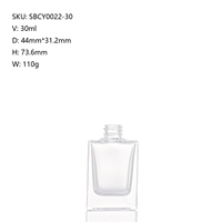 Flacon pulvérisateur carré en verre avec boîte, style industriel, pour cosmétiques, brume, toner, emballage rechargeable pour soins de la peau