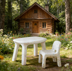 طقم كرسي ومكتب للأطفال من البلاستيك المتين قابل لتعديل الارتفاع، طاولة دراسة للأطفال، أثاث تعليمي للمنزل والفصول الدراسية - Product Image 4