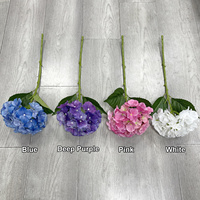 HGA Bunga Hydrangea Buatan Grosir, Bunga Hydrangea Sutra Real Touch, Pemasok Grosir untuk Dekorasi Latar Belakang Gapura Pernikahan Pabrik