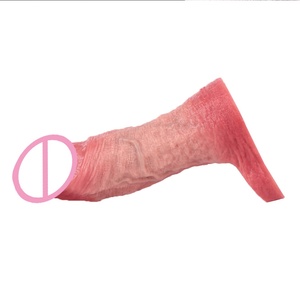 OS-ADL5087 Housse de pénis texturée intérieure épaisse en silicone souple, gaine de pénis, agrandisseur de pénis réaliste, préservatif réutilisable pour adultes 18+ - Product Image 3