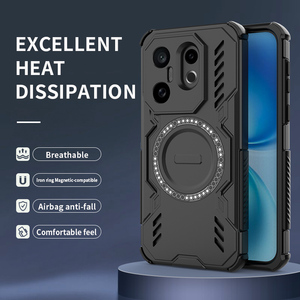 Bán Buôn Làm Mát Thương Hiệu Từ Tính Sạc Không Dây Chống-Mùa Thu Di Động Cover Quay Lại Cho Vivo V50 X200 Fe Y19 Y29 Y300 Pro Y400 Pro - Product Image 2