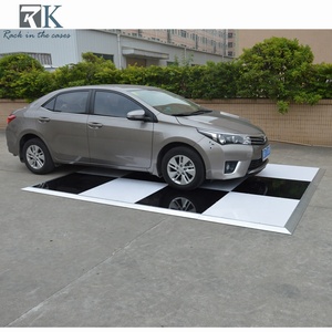 Piste de danse ronde en contreplaqué blanc de 8 m pour décorations de mariage, événements festifs et banquets avec revêtement de sol pour passerelle - Product Image 6