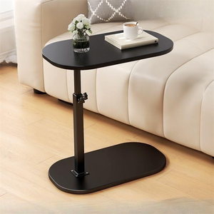 Best Selling Foldable C Shaped Wooden Side Table Mobile Couch Snack Laptop <b>End</b> for <b>Bed</b> - Product Image 4