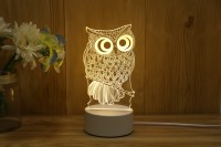 Lampe à ours à motif personnalisé d'anime, illusion 3D, salon, lampe de table écologique, décoration de la maison, lumière LED pour enfants, veilleuse