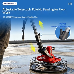 Nouvelle conception de ponceuse à batterie au lithium pour surfaces en béton, truelle électrique portative pour le lissage des murs, machine à plâtrer plus rapide - Product Image 4