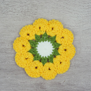 <span class=keywords><strong>Pot</strong></span> d'hortensia au crochet fait main - Bouquet de fleurs artificielles bleues, décoration d'intérieur, cadeau pour petite amie, maman - Product Image 6
