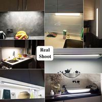 Veilleuse LED ultra-mince sans fil Veilleuse d'armoire Armoire de cuisine Lampe à détecteur de mouvement
