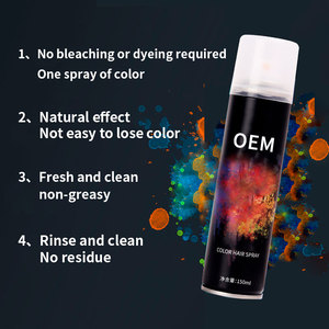 PENGWEI Supplier Customized <strong>Hair</strong> Color Products Holiday Party <strong>Temporary</strong> Retouching <strong>Hair</strong> Color Spray <strong>Hair</strong> <strong>Dye</strong> - Product Image 3