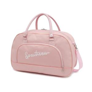Nuevo diseño de mujer Fitness Sports Gym Bag Moda Ocio Nylon Weekender Duff con cierre de cremallera Bolso de equipaje de un hombro - Product Image 1