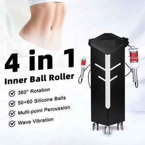 Máquina de Drenaje Linfático con Rodillos de Vacío de 4 Manijas, Rodillo de Bolas Interno Giratorio de 360°, Masajeador Endo Rodante para Esculpir el Cuerpo - Product Image 2