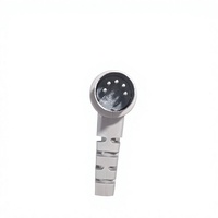 Adaptador de Enchufe de Plástico Serie P 5P con Conector de Manguera Flexible, Conveniente y Rápido de Usar, Codo de Inyección de 90 Grados