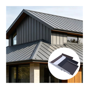 Tegole in Alluminio Personalizzate a Giunzione Verticale per Ville - Metallo Impermeabile, Durevole e Resistente al Calore per Tetti - Product Image 1