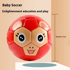 WAVAW No. 2 Balones de Fútbol para Niños, Juguete Ecológico para Interiores y Exteriores, para Bebés de 1 a 3 Años, Interactivo Familiar, Dibujos Animados - Product Image 2