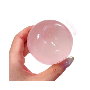 Popular Juguete Antiestrés de TPR de 6 cm, Bola de Aceite de Coco Rosa Brillante, Suave, de Rebote Lento, para Niños y Adultos - Product Image 6