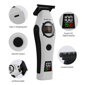 Tondeuse à <span class=keywords><strong>cheveux</strong></span> sans fil rechargeable USB SiMAiSHEN-Y8 7000 tr/min pour hommes, charge rapide en 2h, tondeuse à barbe silencieuse sans fil - Product Image 5