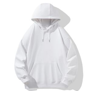 Wholesale 600gsm High Quality <b>Men</b> Cotton <b>Thick</b> Heavyweight Fleece Pullover <b>Hoodie</b> Custom Drop Shoulder Fleece Oversized <b>Hoodie</b> - Product Image 4