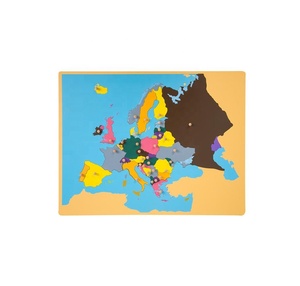 Puzzle Educativo Montessori in Legno Mappa dell'Europa con Pezzi in Legno per Bambini dai 2 ai 7 Anni - Product Image 2