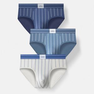 Calzoncillos bóxer de punto transpirables de algodón Ice Silk para hombre, talla grande, de tiro medio - Product Image 1