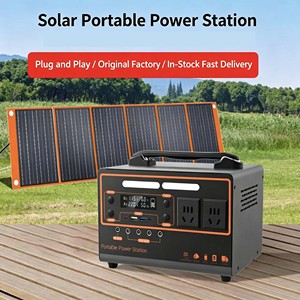 Estación de Energía Portátil de 400W con Pantalla Digital y Panel Solar de 480Wh, Ligera, con Pantalla LCD Integrada, para Camping y Emergencias - Product Image 1